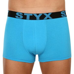 Pánské boxerky Styx sportovní guma nadrozměr světle modré (R1169) 4XL