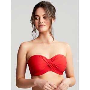 Vrchní díl plavek Swimwear Anya Riva Bandeau Bikini fiery red SW1303 65D