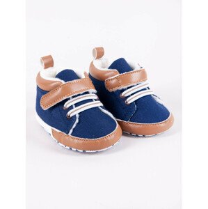 Yoclub Dětské chlapecké boty OBO-0195C-1900 Navy Blue 0-6 měsíců