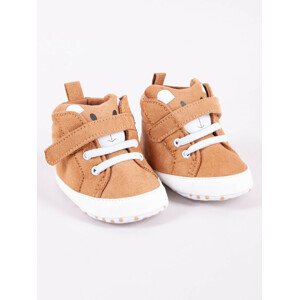 Yoclub Dětské chlapecké boty OBO-0197C-6800 Brown 0-6 měsíců