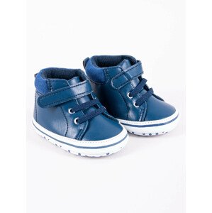 Yoclub Dětské chlapecké boty OBO-0198C-1900 Navy Blue 0-6 měsíců