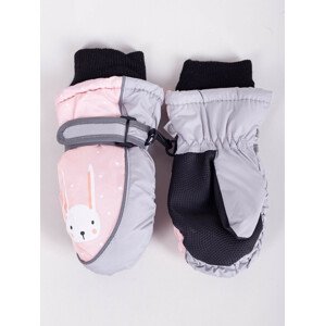 Dětské zimní lyžařské rukavice Yoclub REN-0211G-A110 Pink 12