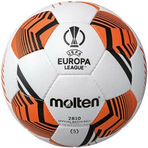 SPORT Fotbalový míč UEFA Europa League F5U2810 - Molten bílá-oranžová 5