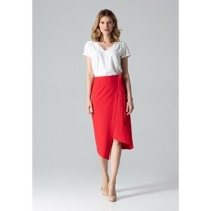 Figlová sukně M629 Červená XL