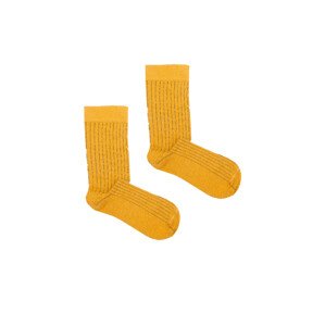 Kabak Ponožky Classic Ribbed Mustard 36-41