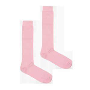 Kabak Ponožky dlouhé žebrované světle fialové 42-46