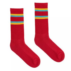 Kabak Ponožky Sport Stripes Red-30669D 42-46