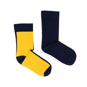 Kabak Ponožky Classic denní/noční žlutá/černá 42-46