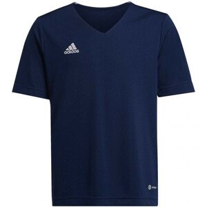 Dětské tréninkové tričko Entrada 22 Jersey Jr H57564 - Adidas tm.modrá 164