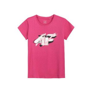 Dětské tričko 4F HJZ21-JTSD002 Růžové 140