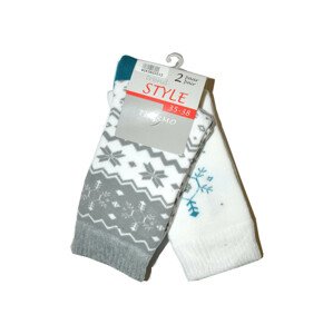 Dámské ponožky WiK 38233 Trend Style Thermo A'2 bílá 39-42