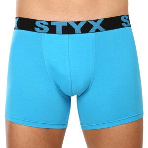 Pánské boxerky Styx long sportovní guma světle modré (U1169) XL