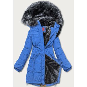 Světle modrá dámská zimní bunda (M-21305) Modrá XL (42)