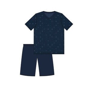 Pánské pyžamo Cornette 472/149 Jeff kr/r M-2XL  tmavě modrá L