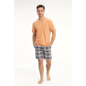 Pánské pyžamo 790 oranžová XL