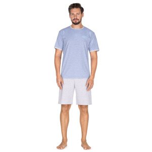 Pánské pyžamo Regina 443 kr/r M-XL  modrá XL