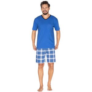 Pánské pyžamo Regina 437 kr/r M-XL  modrá XL