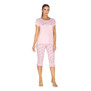 Dámské pyžamo Regina 622 kr /r S-XL  Růžová XL
