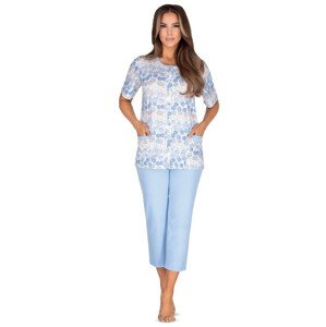 Dámské pyžamo Regina 634 kr/r M-XL  modrá XL