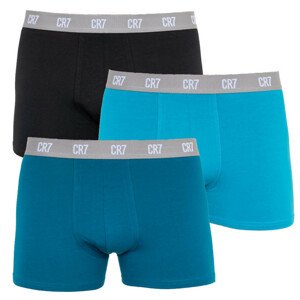 3PACK pánské boxerky CR7 vícebarevné (8100-49-2717) L