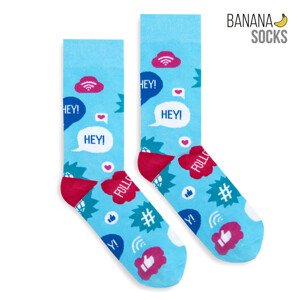 Banana Socks Ponožky Classic Sociální média 36-41