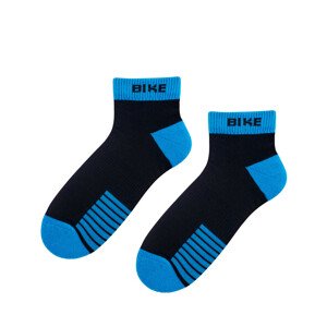 Ponožky Bratex D-901 černá/tyrkysová 36/38