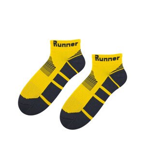 Ponožky Bratex D-902 Yellow 36/38