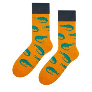 Ponožky Bratex POP-M-139 žluté 43/46