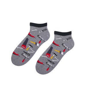 Ponožky Bratex POP-M-131 Grey Melange 39/42