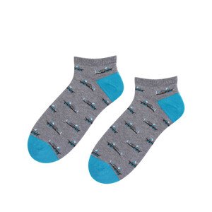 Ponožky Bratex POP-M-136 Grey Melange 39/42