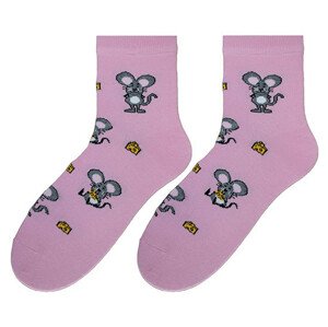 Ponožky Bratex POP-D-172 Pink 36/38