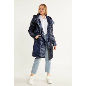 Monnari Kabáty Péřový kabát s kapucí námořnická modrá 36