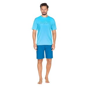 Pánské pyžamo Regina 435 kr/r 2XL-3XL  modrá XXL