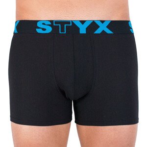 Pánské boxerky Styx long sportovní guma černé (U961) XL