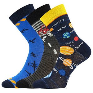 3PACK dětské ponožky Boma vícebarevné (057-21-43XII-mix-B) 35/38
