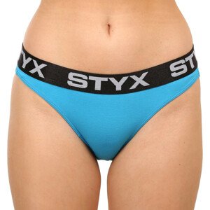 Dámské kalhotky Styx sportovní guma modré (IK1169) L