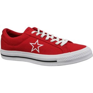 Pánská obuv One Star Ox M 163378C červené boty - CONVERSE 41