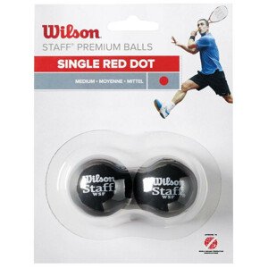 Squashové míčky Staff Red Dot Ball WRT617700 - Wilson  jedna velikost