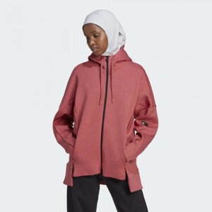 mikina adidas Mission Victory Loose Fit Full-Zip HN4812 Red S