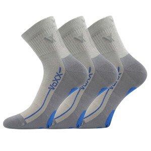 3PACK ponožky VoXX šedé (Barefootan-grey) L