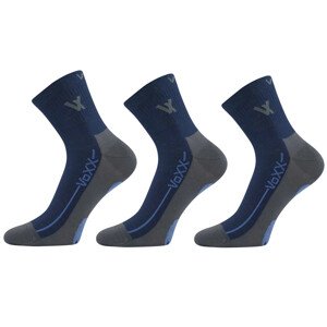 3PACK ponožky VoXX tmavě modré (Barefootan-darkblue) L