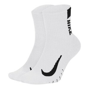 Ponožky Nike Multiplier Ankle 2 pack SX7556-100 L 42-46