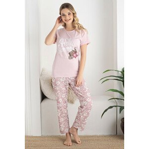 Dámské pyžamo PD007 Růžová XXL