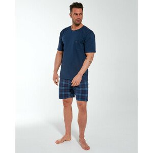 Pánské pyžamo Cornette 329/151 Scott kr/r M-2XL tmavě modrá L