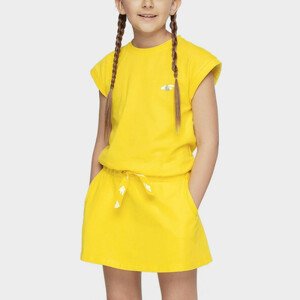Dětské šaty Jr HJL21-JSUDD001A 71S - 4F žlutá 128
