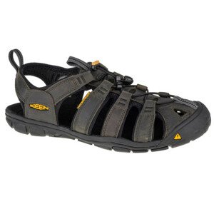 Pánské sandály Clearwater CNX Leather M 101310 khaki-černá - Keen  42