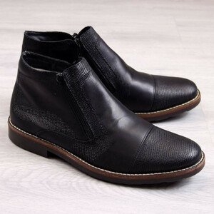 Pánské zateplené kožené boty M RKR269 - Rieker 46