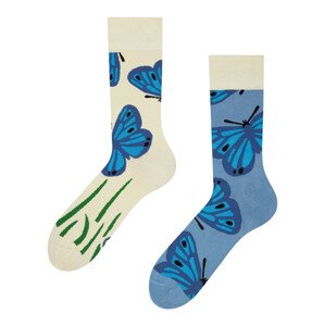 Veselé bambusové ponožky Dedoles Motýl modrásek (D-U-SC-RS-C-B-1554) M