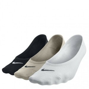 Ponožky Nike Lightweight No-Show SX4863-900 béžová/bílá/černá M