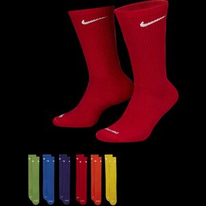 Ponožky Nike 6Pack Everyday Plus Cushion Crew Training SX6897-903 Vícebarevné S
